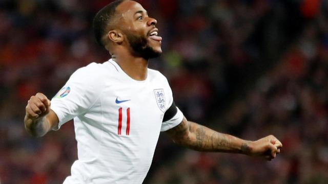 Raheem Sterling, con la selección inglesa