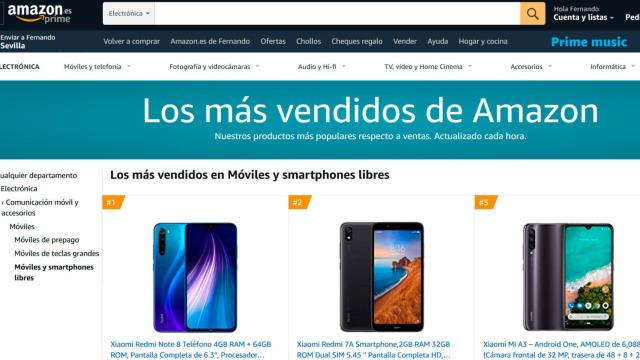 Los 20 móviles más vendidos de Amazon España son de Xiaomi
