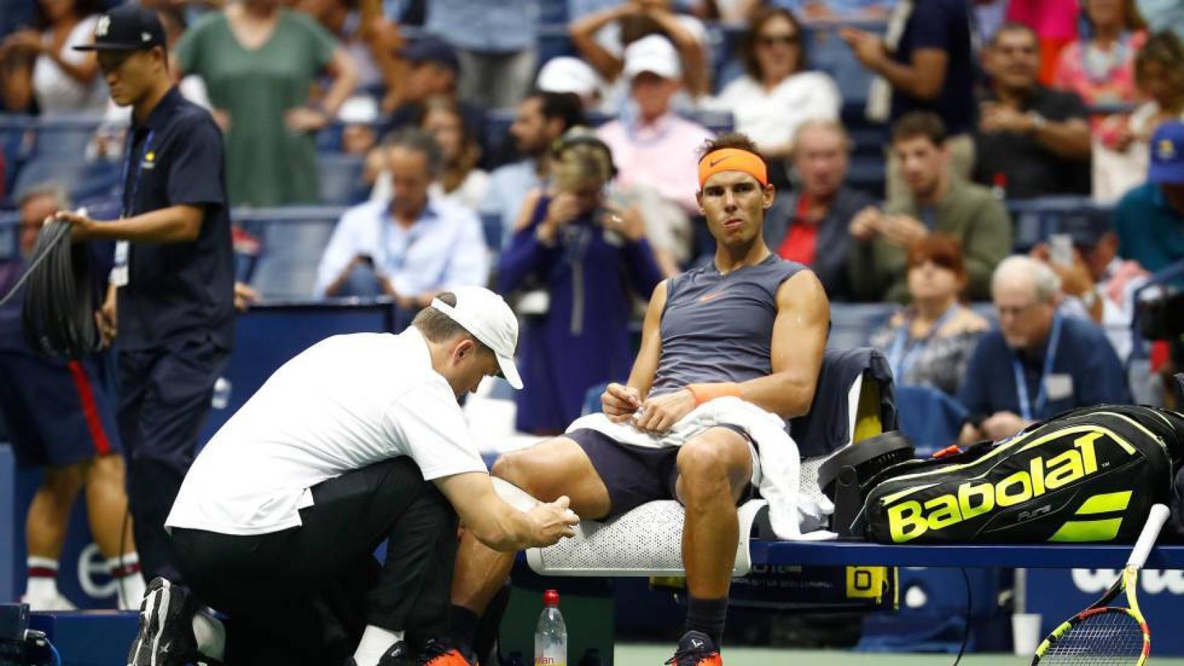 Rafa Nadal, en el US Open 2018