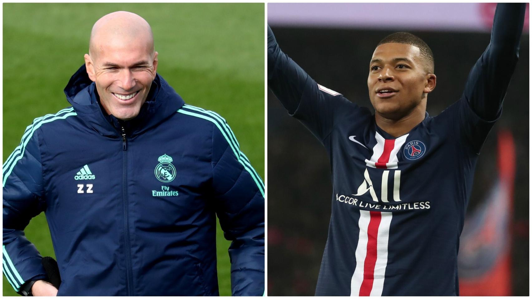 Zidane y Mbappé