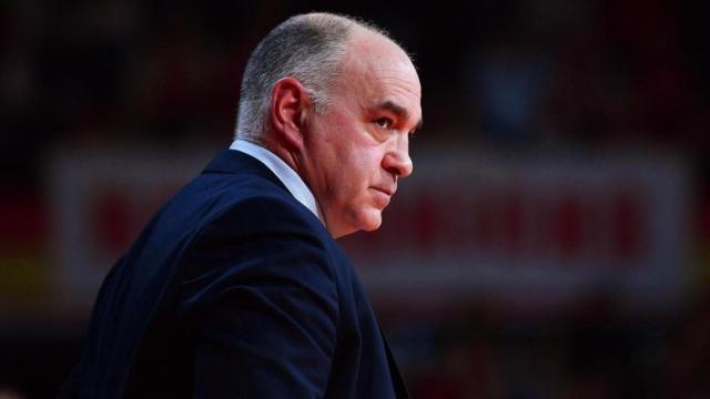 Pablo Laso, durante un partido