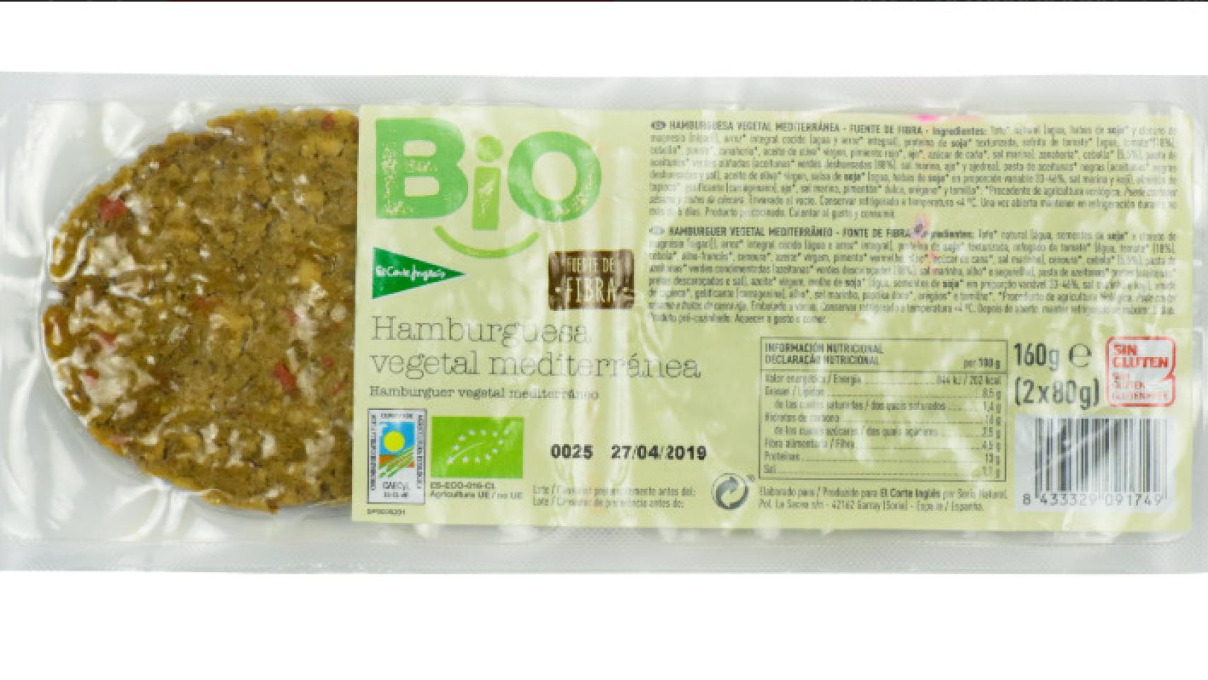 hamburguesa bio OCU