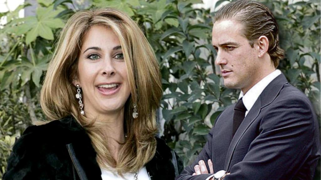 Carmen Janeiro y el empresario Luis Masaveu Herrero, en un montaje de JALEOS.