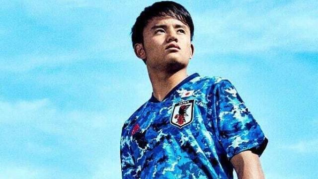 Kubo, imagen de la nueva camiseta de Japón