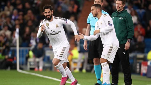 Isco Alarcón entra en sustitución de Eden Hazard