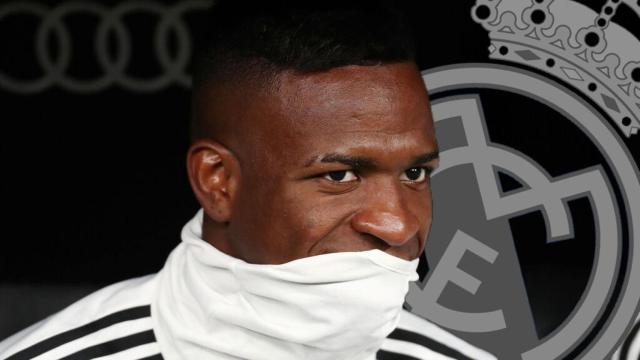 Vinicius, en el banquillo del Real Madrid