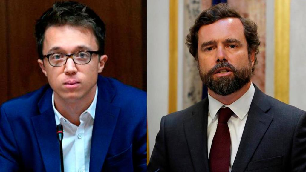 Íñigo Errejón (Más País) e Iván Espinosa de los Monteros (Vox).