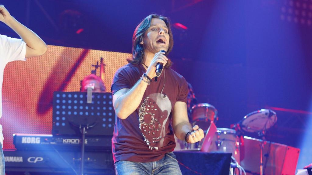 Javián en el concierto de 'OT: El reencuentro'.