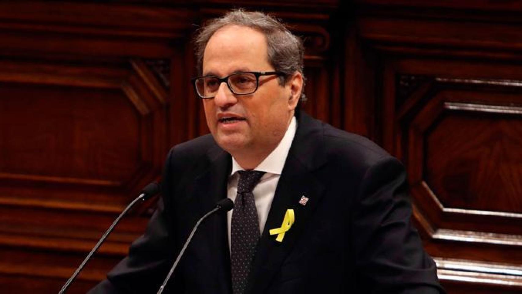 El presidente de la Generalitat, Quim Torra