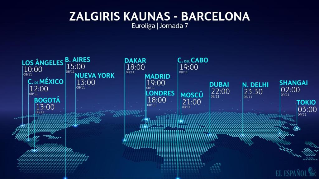 Horario Zagiris - Barcelona