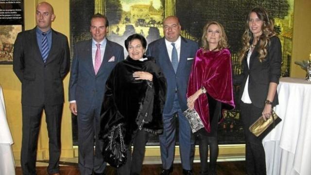 La familia del fundador de la empresa de zapatos Marypaz, ahora en concurso de acreedores.