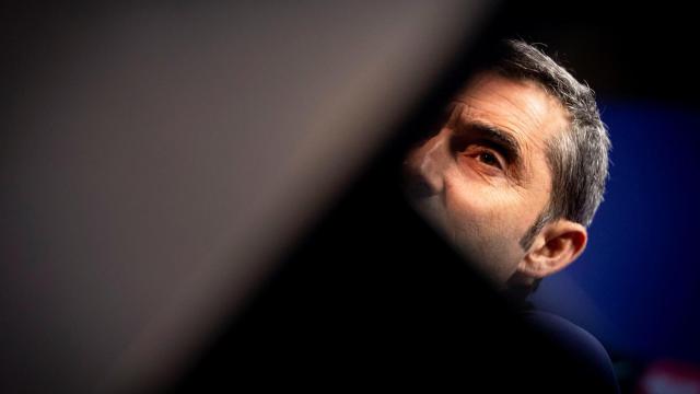 Ernesto Valverde, en rueda de prensa