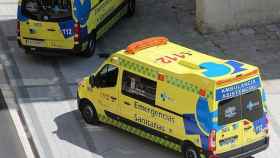 Dos ambulancias del Sacyl en una imagen de archivo.