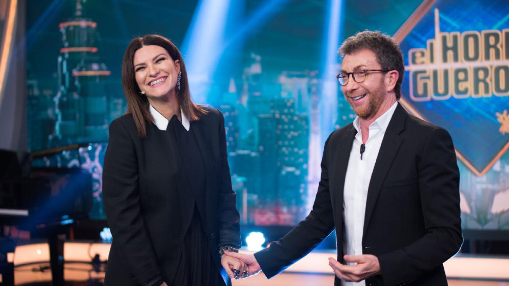 Laura Pausini en 'El Hormiguero'.