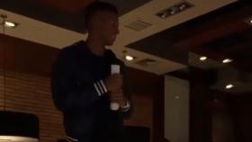 Así fue el discurso de Rodrygo Goes en la cena de celebración de su hat-trick