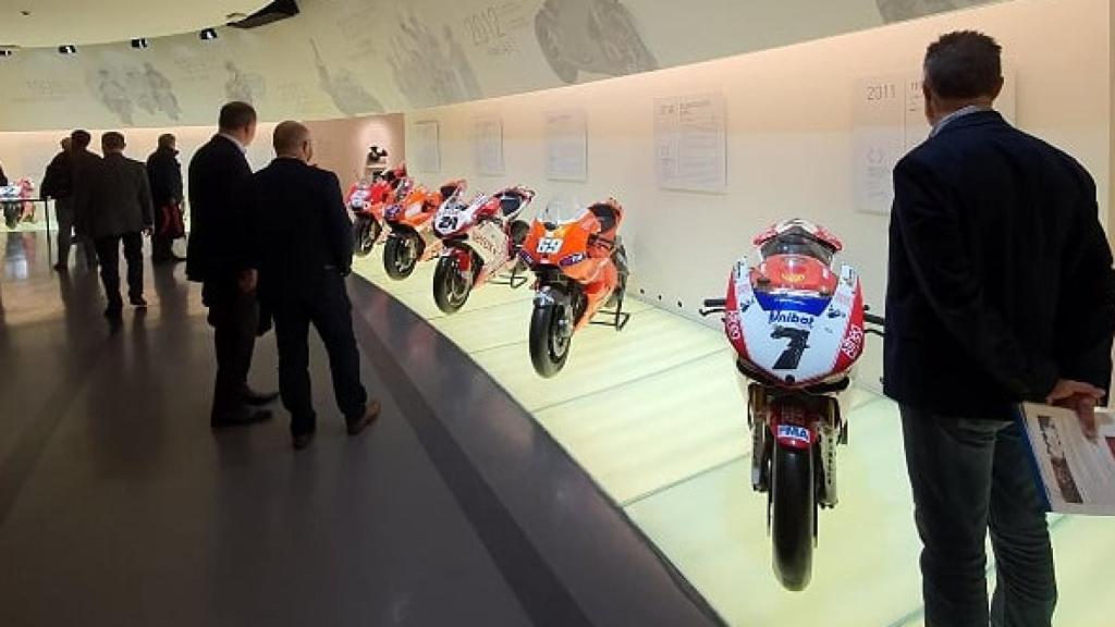 Imagen del museo de Ducati.