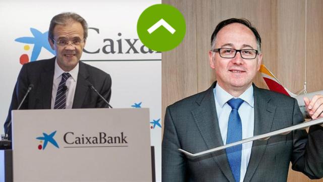 Jordi Gual (Caixabank) y Luis Gallego (Iberia).