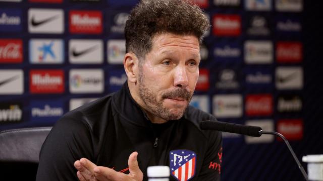 Simeone, en rueda de prensa