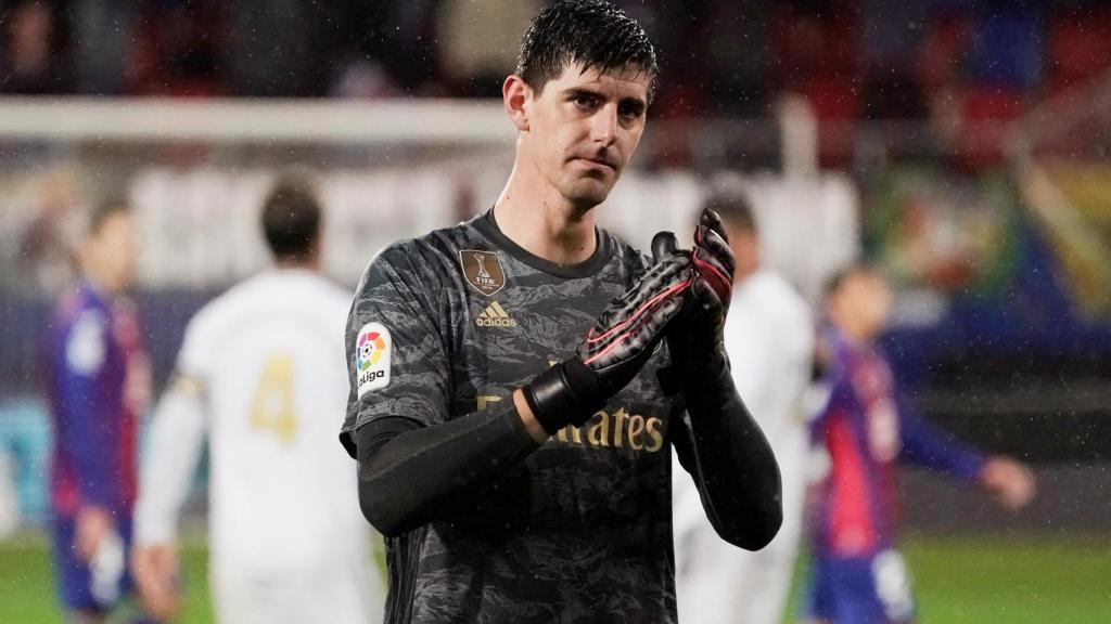 Thibaut Courtois, en un partido del Real Madrid de La Liga