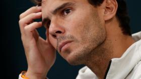 Nadal, durante una rueda de prensa en Londres.