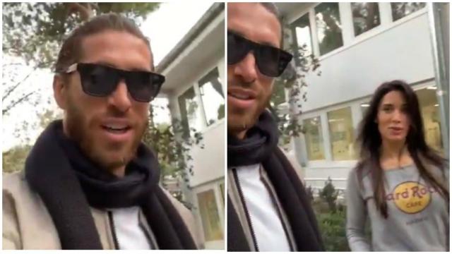 Sergio Ramos y Pilar Rubio acuden a votar