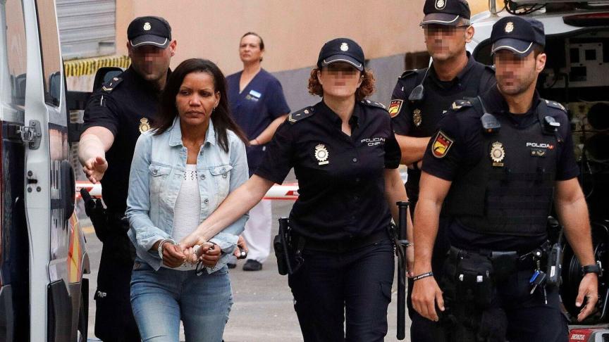 Ana Julia Quezada a su llegada a una de las sesiones del juicio por la muerte de Gabriel Cruz.