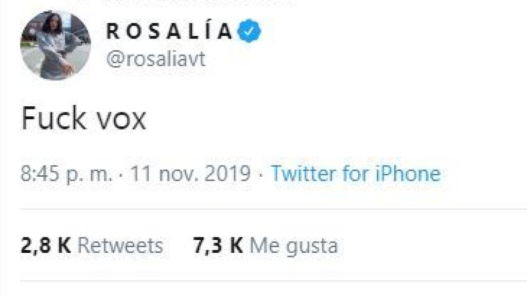 Rosalía contra Vox.