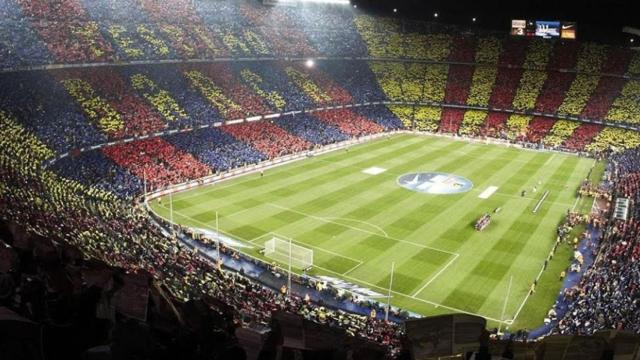 Una imagen del Camp Nou en un 'clásico'.