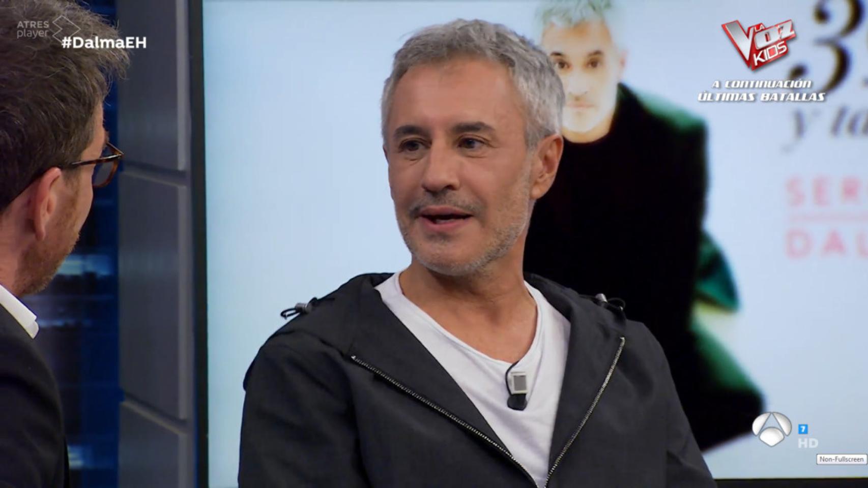 Sergio Dalma, en su visita este martes a 'El Hormiguero'.