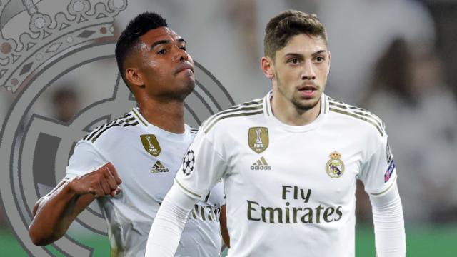 Casemiro y Fede Valverde