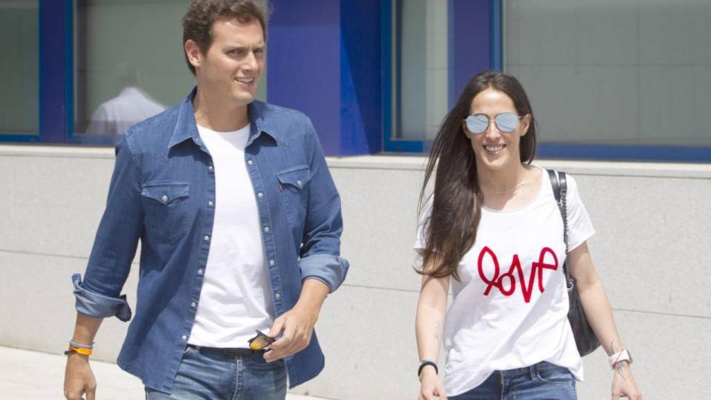 Malú y Albert Rivera, en una de sus últimas apariciones públicas.