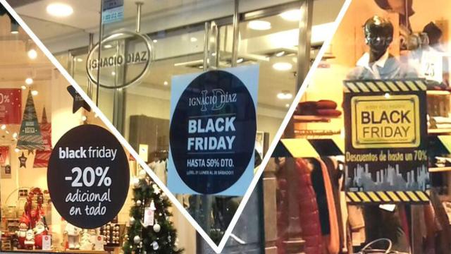 Cartel anunciando el Black Friday