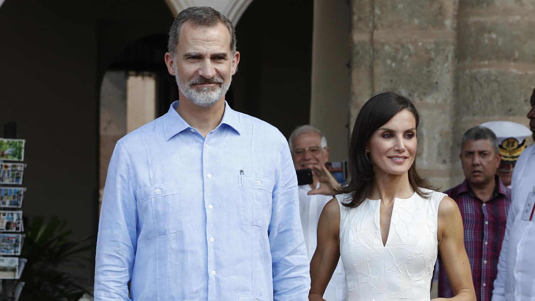 Los reyes han comido en un restaurante familiar típico de La Habana.