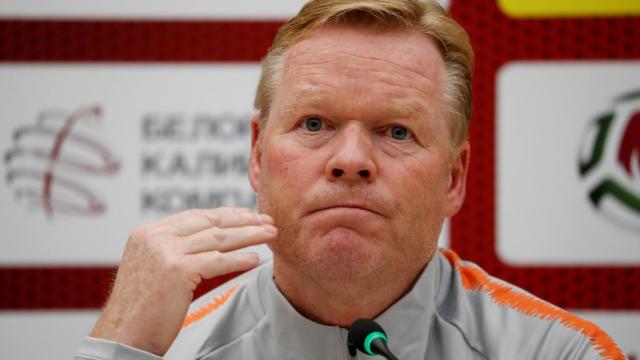 Ronald Koeman, en rueda de prensa