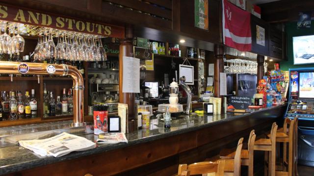 La barra de un bar en A Coruña