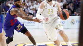 Llull, durante el duelo entre el Real Madrid y el Barcelona en Euroliga