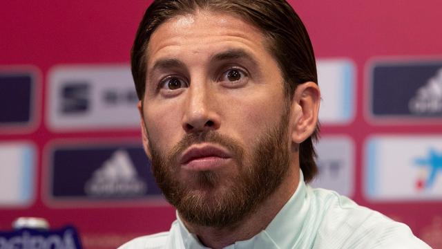 Sergio Ramos, en rueda de prensa