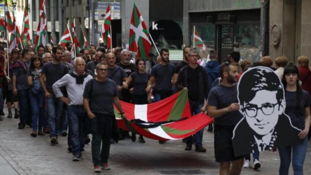 Homenaje al etarra Txabi Etxebarrieta, asesino de la primera víctima de ETA, el guardia civil José Antonio Pardines.