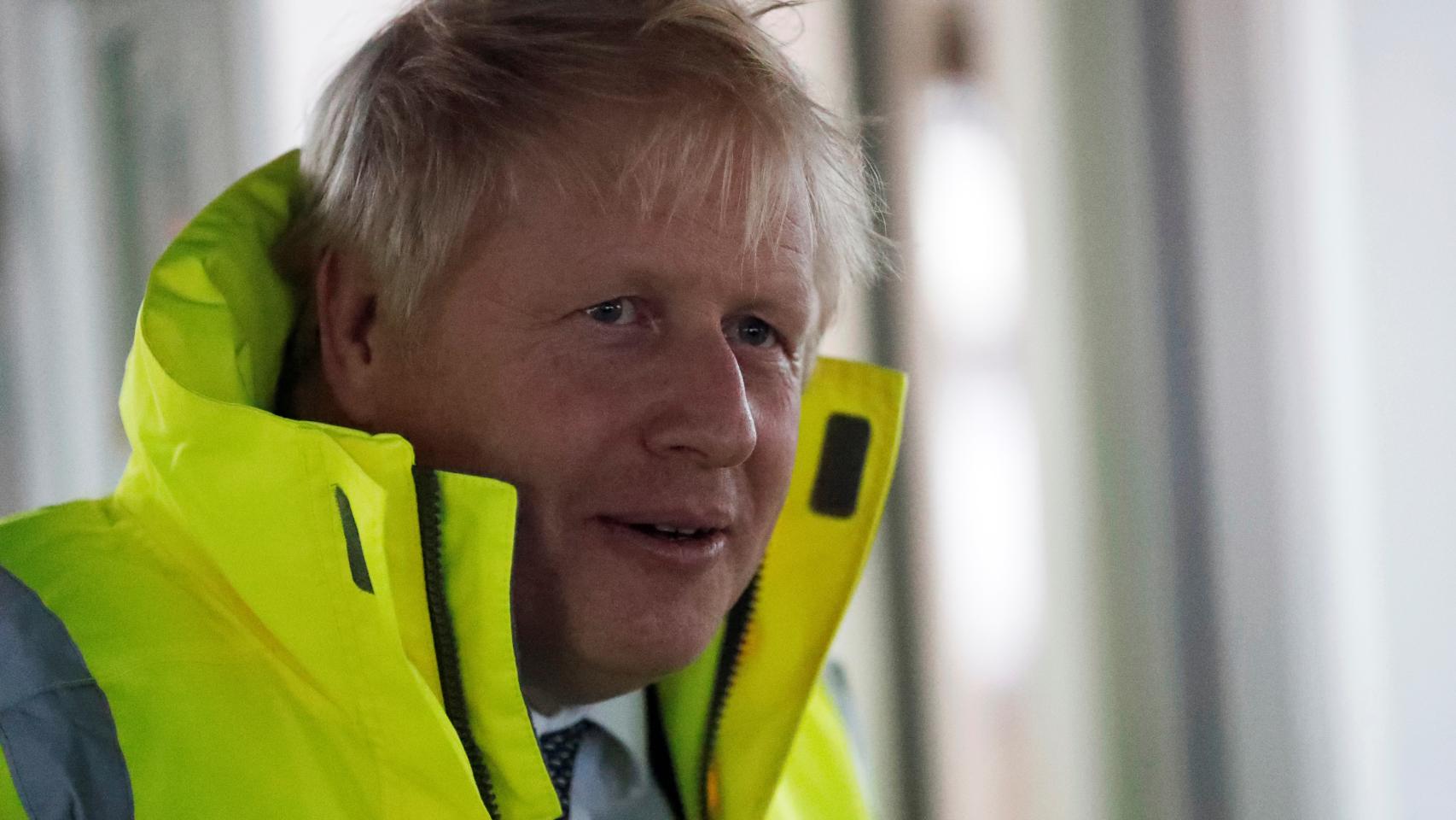 Boris Johnson, durante un acto electoral este jueves en Bristol