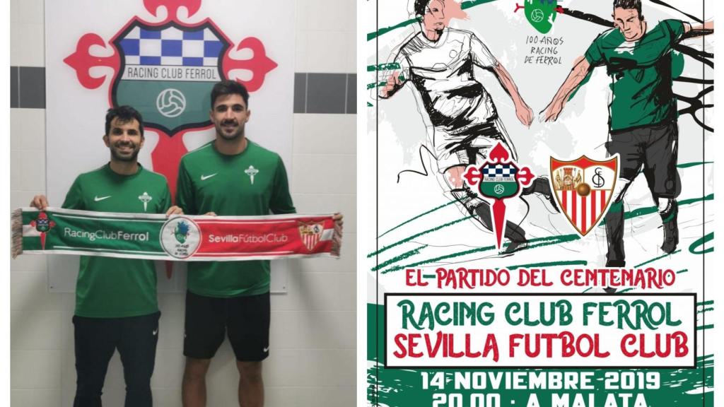 El Racing de Ferrol conmemora su centenario jugando contra el Sevilla