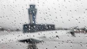aeropuerto lluvia lavacolla