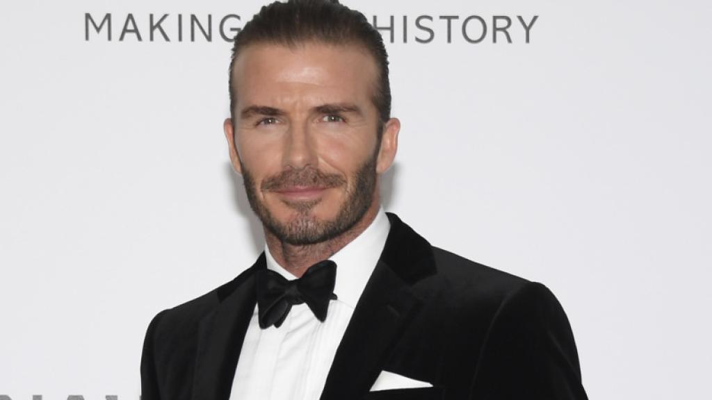 David Beckham, en una alfombra roja