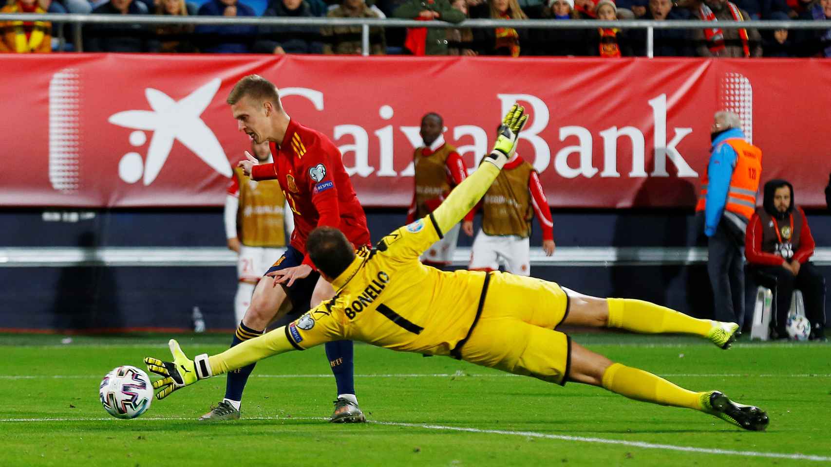 Gol de Dani Olmo en su debut con la selección española