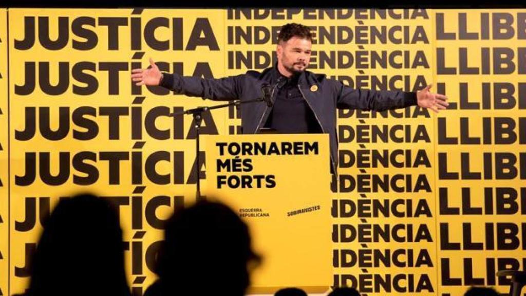 El portavoz de ERC en el Congreso Gabriel Rufián