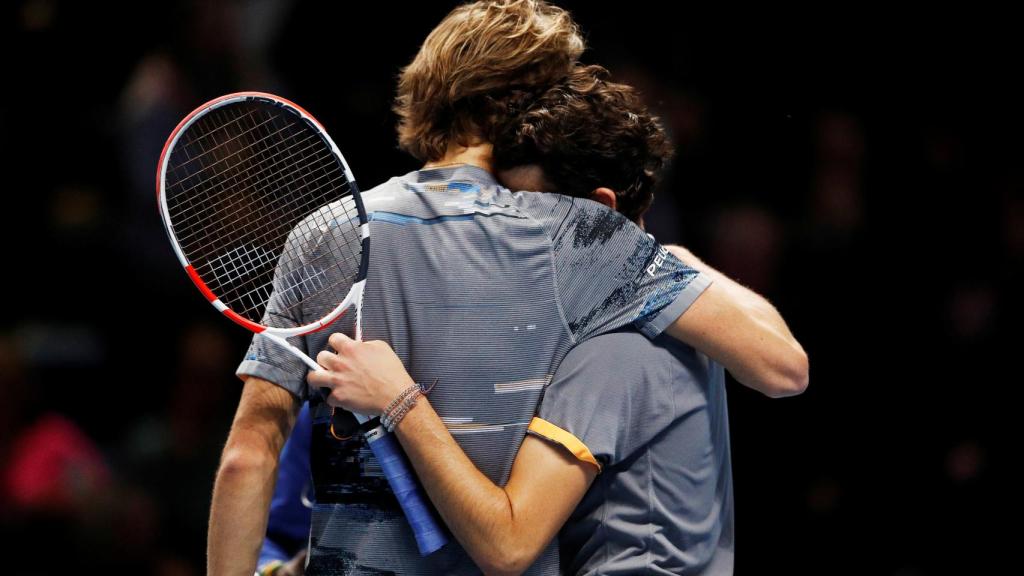 Thiem y Zverev, en las ATP Finals 2019