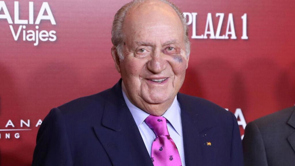 Juan Carlos durante su visita a la presentación de los carteles de San Isidro 2019.