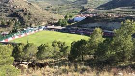 Campo de Papa Luna, en Illueca (Zaragoza), donde se disputará el partido.