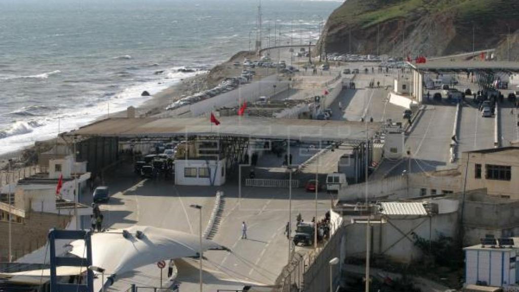 Frontera de El Tarajal, en Ceuta