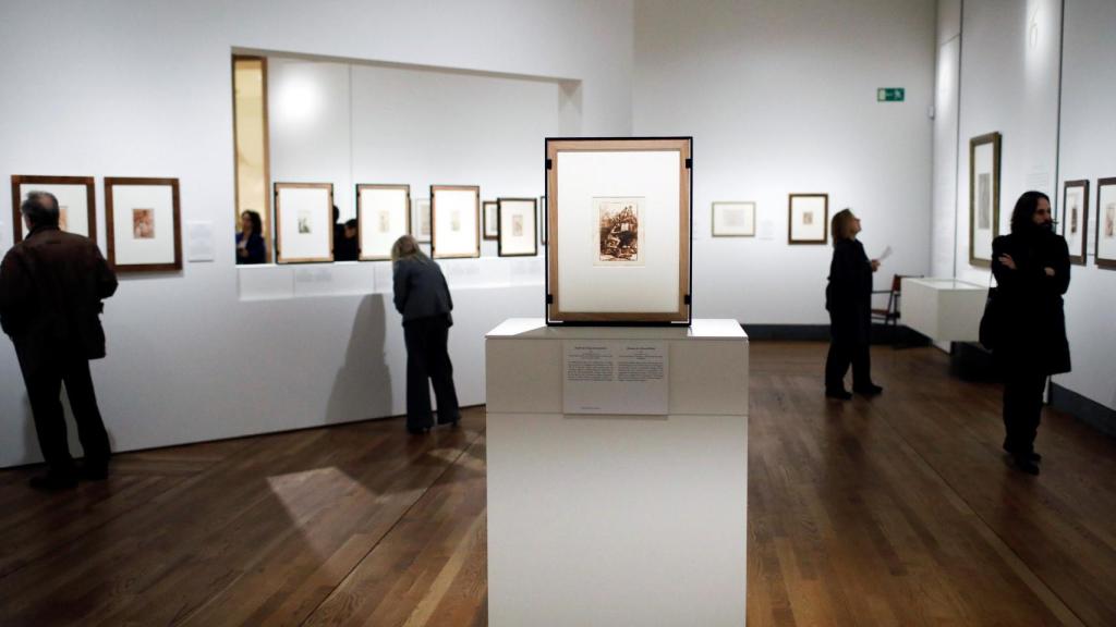 Vista de la exposición 'Goya Dibujos. Solo la voluntad me sobra', en el Museo del Prado.