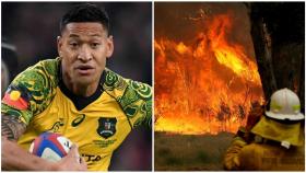 Israel Folau vincula los incendios en Australia a un castigo divino contra los gays